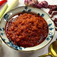 Pâte de piment Sambal aux crevettes épicées Glory, condiment de cuisine d'Asie du Sud-Est, rehausseur de saveur pour sautés, sauce pour fruits de mer, bouteille en vrac