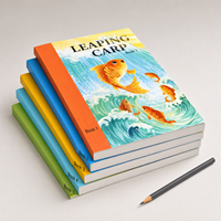Impression de livres d'histoires pour enfants personnalisés, couverture brillante laminée, reliure parfaite, illustrations de dessins animés en couleur