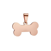 Collier pour chien personnalisé en acier inoxydable sur le thème des animaux, avec gravure double face de logo, lettres/chiffres, couleurs noir/blanc/or