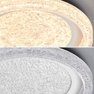 <span class=keywords><strong>Plafonnier</strong></span> <span class=keywords><strong>LED</strong></span> moderne en forme d'anneau pour intérieur, en acrylique et métal, haute luminosité, alimentation AC, pour salon, chambre à coucher, éclairage décoratif pour la maison - Product Image 3