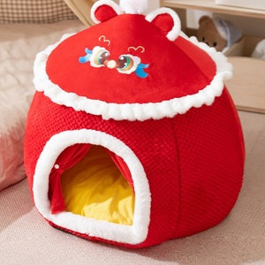 Accesorios <span class=keywords><strong>para</strong></span> perros de tienda de mascotas forma yourta mongola desmontable tienda de lujo sofa cama <span class=keywords><strong>para</strong></span> <span class=keywords><strong>gatos</strong></span> y perros cueva - Product Image 4