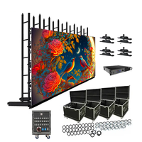 Panneau LED de location P3.9 haute luminosité 500x1000mm pour fond de scène DJ et mur d'événements en boîte de nuit