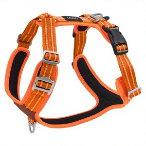 Harnais anti-traction pour chien, réglable, rembourré, réfléchissant, sans étranglement, en nylon, pour chiens de petite et grande taille - Product Image 2