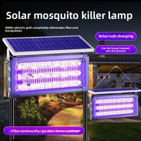 Nouveaux Destructeurs d'Insectes Solaires Extérieurs Anti-Moustiques et Anti-Mouches à Lumière UV pour Grandes Zones – Lutte Antiparasitaire