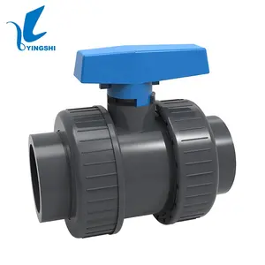 China Hot Sale From Manufacturers PVC UPVC Double True Union Ball Valve Suitable For Water Systems