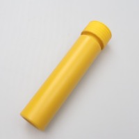 Tube en plastique rigide CR/PET noir/blanc de 116 mm/120 mm avec bouchon inviolable et anti-effraction pour cigares