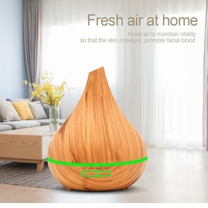 Difusor de Aroma con Aspecto de Madera, Humidificador USB de 400 ml con Temporizador para Uso Doméstico - Product Image 5
