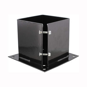 Alta calidad Durable 4X4 <span class=keywords><strong>hormigón</strong></span> perno abajo pérgola poste galvanizado polvo recubierto ancla Metal madera valla poste Base - Product Image 2