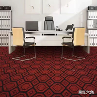 Rouleau de moquette double jacquard aiguilletée, fabrication chinoise, pour revêtement de sol extérieur, moquette mur à mur, usage domestique, commercial et événementiel, moquette unie