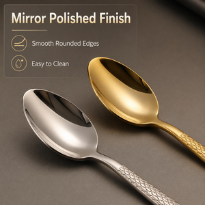 Wedding Royal Luxury Table Spoon Fork Steak Knife 18/10 304 Stainless Steel <b>Flatware</b> <b>Set</b> - Product Image 5