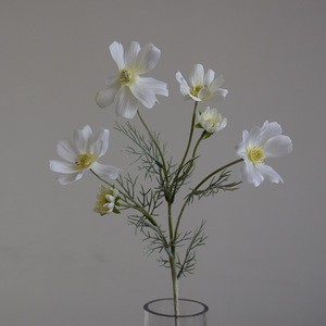 <span class=keywords><strong>Fiore</strong></span> Artificiale di Seta Galsang Cosmos con 6 Teste, Bouquet da Tavolo Gerbera, Ornamento per Soggiorno, Decorazione Fotografica - Product Image 6