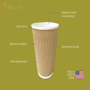 Agua personalizada más popular <span class=keywords><strong>con</strong></span> logotipo, vaso <span class=keywords><strong>de</strong></span> papel <span class=keywords><strong>de</strong></span> Cola, vasos <span class=keywords><strong>de</strong></span> papel para disfraces, vaso <span class=keywords><strong>de</strong></span> papel ondulado <span class=keywords><strong>de</strong></span> 8Oz - Product Image 4