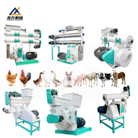 Molino de Anillos de Múltiples Especificaciones para Producción de Pienso en Pellets, Equipo de Granulación de Alimentos para Ganado Vacuno, Ovino, Porcino, Avícola, Peces, Camarones