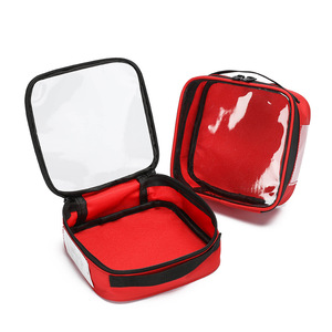 Bolsa de medicamentos portátil impermeable Borida, paquete modular de almacenamiento transparente pequeño para viajes y primeros auxilios - Product Image 5
