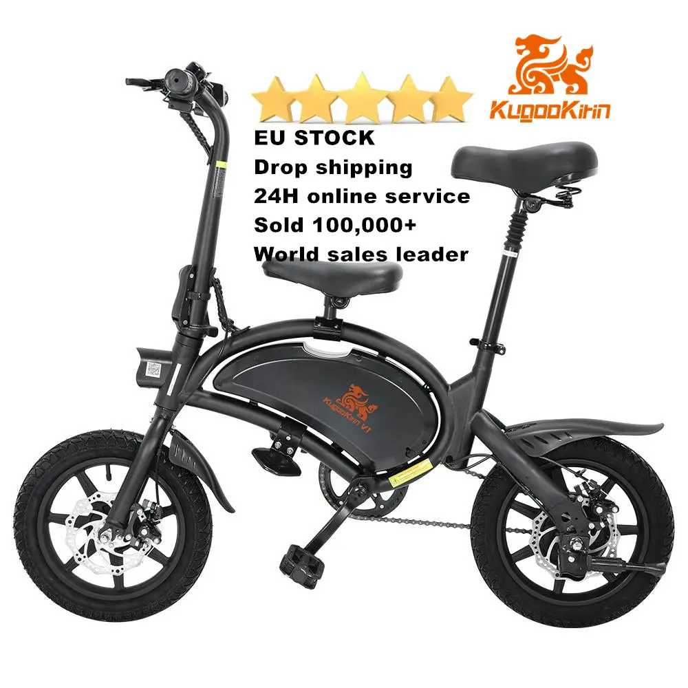 black friday deals 2021 EU stock free tax drop shipping 14 Inches tyre Kukirin B2 V1 folding electric bikes bicycles for adults