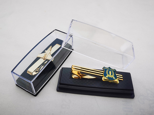 袖扣制造商供应商定制标志金属袖扣男士袖扣带盒包装 - Product Image 5