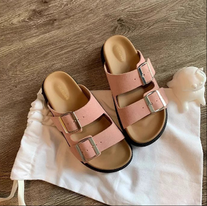 <span class=keywords><strong>Sandales</strong></span> d'été pour femmes 2025 nouvelles <span class=keywords><strong>sandales</strong></span> de plage à semelles épaisses à fond plat populaires Super Hot Birkenstockals - Product Image 4