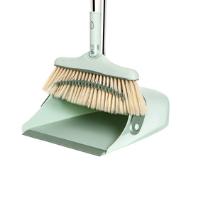Long Handle Broom Scoop Low Price Plastic Sparkly Dustpan Set Small Soft Sweeping Hard Water Wholesale Magic Spining Sweeper