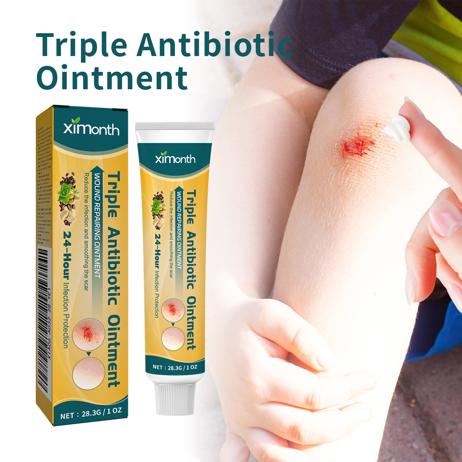 Antibiotic Ointment Wound Infection Protection Fade-Out Scald Scar Smoothing Nourishing Skin Scar Repair Cream Wound Recover