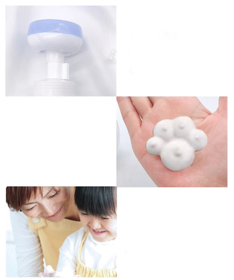 Safety Odorless Flower Stamp Hand Soap Dispenser Pump 200ml PETG