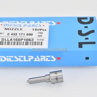 Injecteur de carburant à piston 0433171690 DLLA160P1063 pour moteur BMW 204D4 306D2 M57N 320D E46 0445110080 0445110122