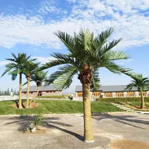 High simulated factory handmade fire retardant UV-resistant anti-aging artificial coconut palm trees