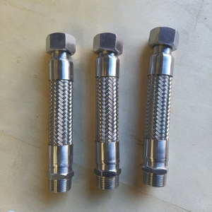 Manguera Metálica <span class=keywords><strong>Flexible</strong></span> de Acero Inoxidable 304 con Conexión de Rosca Macho a Hembra para Vapor de Alta Temperatura de Grado Industrial - Product Image 1