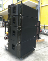 Boutum Neo 1200W 3 vías 2*12 \ "Altavoz de matriz de línea de metal Equipo de sonido de rendimiento de concierto grande para audio de tamaño mediano