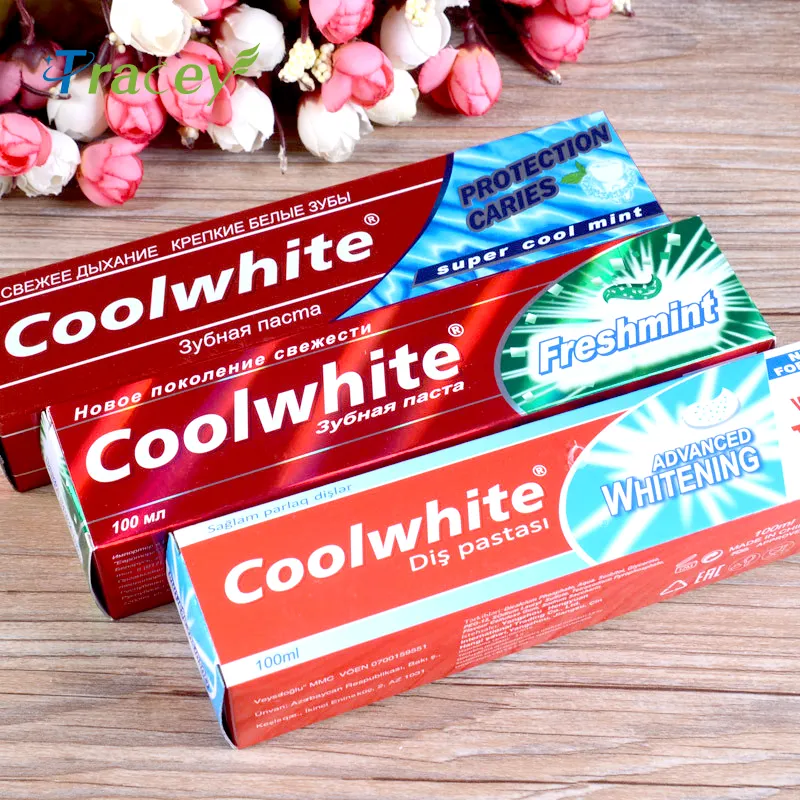 Tracey Factory 120g /100ml OEM ODM Coolwhite Fresh Mint Protec Teeth Cranberry Formula Gum Pasta Dental Whitening Toothpaste