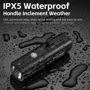 WEST BIKING fábrica <span class=keywords><strong>mejor</strong></span> bicicleta <span class=keywords><strong>luz</strong></span> faro motocicleta 1000 lúmenes Led bicicleta <span class=keywords><strong>luz</strong></span> frontal USB recargable lámpara Solar aluminio - Product Image 4