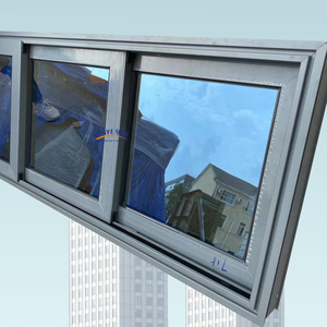 Fenêtre coulissante à trois voies en aluminium produit personnalisé bonne résistance au vent conception moderne haute résistance bonne vitesse - Product Image 4