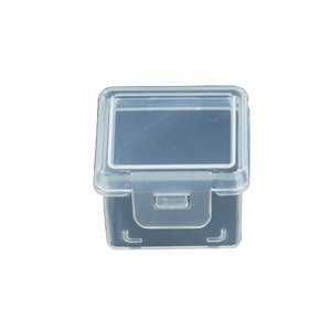 Transparent Square <b>Storage</b> Box 3.4x3.1x2.4cm With Lid For Jewelry Electronics Components PP <b>Plastic</b> Packaging - Product Image 4