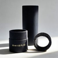 Emballage de flacon de parfum cylindrique rond de luxe personnalisé avec logo, 30 ml, 50 ml, 100 ml, huiles essentielles, tube en carton avec insert en EVA