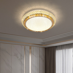 Crystal <b>Ceiling</b> <b>Light</b> Led Oval Shape For Living Room Bedroom Dining Room Modern Chandelier With Dimmable Switch Control 3 Year - Product Image 3