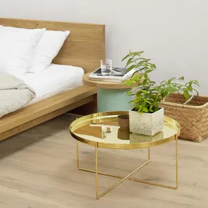Diseño personalizado Simple moderno mesa de centro muebles pequeños para sala de estar y dormitorio