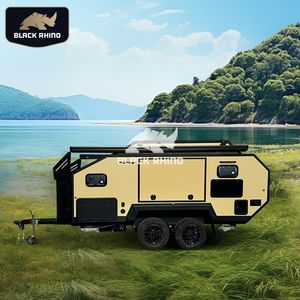 Remorques tout-terrain à suspension indépendante, remorque de camping la plus vendue, remorque de camping-car en forme de larme <span class=keywords><strong>pour</strong></span> <span class=keywords><strong>vélo</strong></span>, <span class=keywords><strong>caravane</strong></span> hybride tout-terrain - Product Image 1