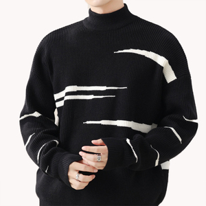 Suéter Versátil para Hombre, Estilo Informal, Tejido Holgado, Personalizable, Primavera-Otoño, Suéter Informal, Suéter Versátil para Hombre - Product Image 6