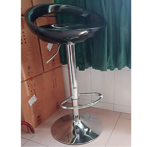Comptoir de <span class=keywords><strong>caisse</strong></span> rond moderne et économique pour hôtel, en plastique, style américain, avec tabouret haut blanc - Product Image 5