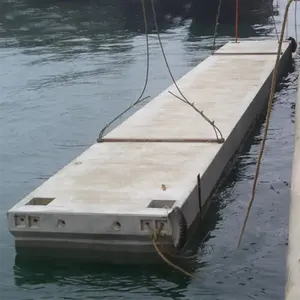 Best pontoon yacht sailing modular floating pontoon concrete bridge dock bridge