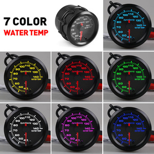 Jauge de température de l'eau de voiture de course 12V pour camions, moteur pas à pas haute vitesse 52 mm avec affichage haute vitesse de type pointeur coloré - Product Image 5