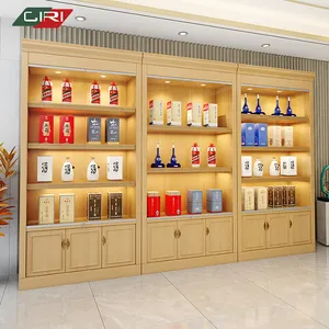 CIRI多機能収納ディスプレイラック収納棚ディスプレイラック木製ワインセラーキャビネット家具