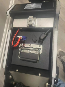 Stock USA 72v 10000w Molo 5 Scooter électrique à double moteur 14 pouces Batterie amovible 50AH Démarrage NFC Scooter adulte avec coffre - Product Image 3