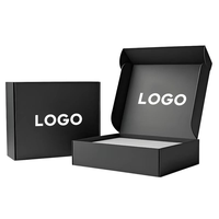 Boîte à vêtements en carton personnalisée et durable avec logo sur mesure et design gratuit pour l'expédition de vêtements et d'accessoires de mode
