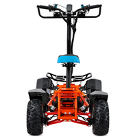Nouveau design CE, vente chaude, trottinette électrique pliable tout-terrain 4 roues 4000W 60V pour adulte, moto quad électrique, scooter de mobilité électrique