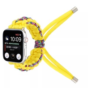 Venta caliente de moda de nylon tejido de camuflaje cuerda aventura al aire libre multifunción correa de reloj para <span class=keywords><strong>Apple</strong></span> <span class=keywords><strong>Watch</strong></span> Band - Product Image 5