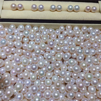 9-14mm 3A perles baroques naturelles blanches pour décoration de lunettes perles en vrac AA/AAA Grade tierce partie certifiée en gros