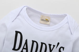 Ropa de Moda Infantil, Conjuntos de Mameluco de Algodón para Bebés con Pantalones de China - Product Image 3