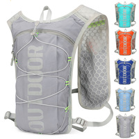 Sac de course à pied multifonctionnel unisexe ultraléger et respirant avec porte-téléphone intégré et bande réfléchissante pour les sports de plein air
