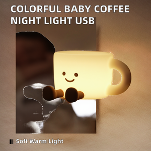 Nouvelle Lampe de Chevet LED en Silicone Rechargeable USB Type-C, Design Moderne et Coloré, Idéale pour la Chambre de Bébé - Product Image 2