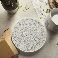 Litière pour chat en tofu végétal 100% non-OGM de qualité alimentaire, à base d'amidon de pois, de maïs et de tapioca, ultra-séchage rapide, faible poussière, contrôle des odeurs, agglomération rapide